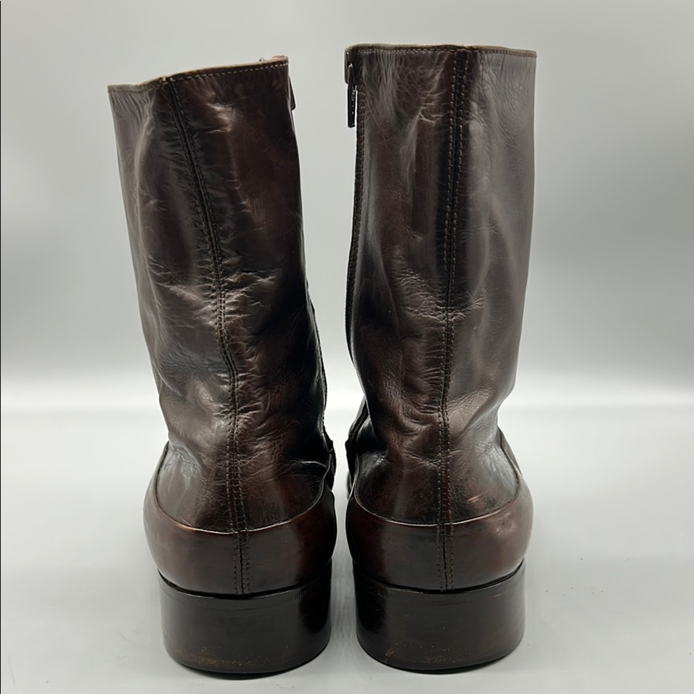 Church’s side zip Brown Leather Boots Made in Italy - Picture 4 of 15